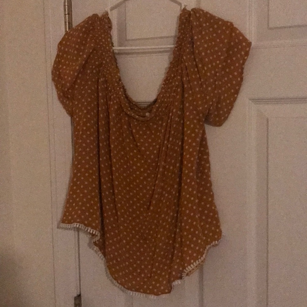 off the shoulder blouse